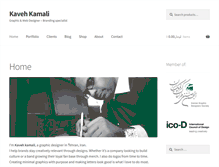 Tablet Screenshot of kavehkamali.com